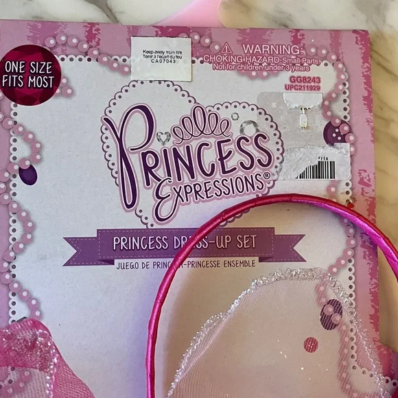 Expressions Pink Princess Dress-Up Set - Picture 3 of 6